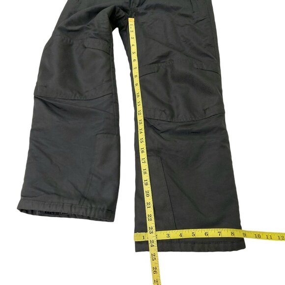 Slalom Ski Snow Bibs Overalls Youth 12 Medium Black Unisex Insulated Outdoor - Picture 9 of 11